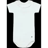 Petit Bateau Sf Bodies Acol Mc - White - 74