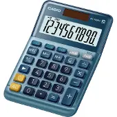 Casio MS-100EM, Työpöytä, Näyttölaskin, 10 lukua, Akku, Monivärinen