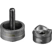 Rittal Blechlocher rund, fuer Stahlblech, M32, Ø-Locher 32,5 (4055232)