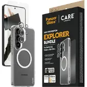 PanzerGlass Samsung Galaxy S26 Ultra Care 3-in-1 Explorer -paketti - läpinäkyvä