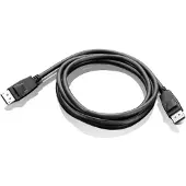 Lenovo DisplayPort-kaapeli, jossa 4K, 1,8 m, musta
