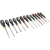 Bahco ruuvitalttasarja ERGO, ura/PH/PZ/Torx, 13 osaa, BE-9875