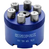Knipex Adapteri 975965TE2; 0,14-6 mm²; 7,5 mm