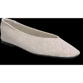 Calvin Klein Square Ballerina Aop Mesh - Cream - 41