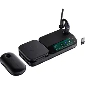 Yealink BH71-WORKSTATION-PRO, Langaton, 100 - 20000 Hz, Toimisto/puhelukeskus, 18 g, Kuulokkeet, Musta (1208654)
