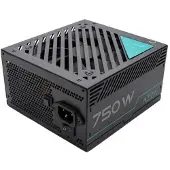 Azza PSAZ-750G, 750 W, 100 - 240 V, Ylivirta, Yliteho, Ylijännite, Ylijännite, Oikosulku, Surge & inrush protection (SIP), Aliteho, 20+4 pin ATX, PC, (PSAZ-750W ARGB)