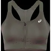 Asics Road Combination Zip Bra - Khaki green - 85 C