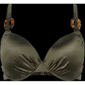 Dorina Guarana Bikini Top - Khaki green - C x 80