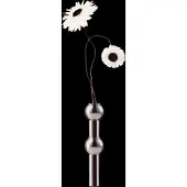 STOFF Nagel Vase - Black Chrome - Black - 10X 2.4CM