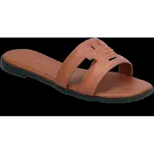 Tommy Hilfiger Th Logo Strap Mule - Brown - 39