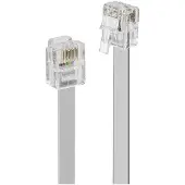 Lindy RJ-12 M/M 5.0m, 5 m, RJ-12, RJ-12, Harmaa, Uros, Uros (34225)