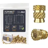 Ruthex M4 threaded insert – Rx-M4x8.1 - 50 pcs