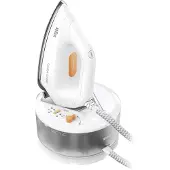 Braun CareStyle Compact IS 2132 WH -höyrysilityskeskus, 2400 W, 5,5 bar, 1,5 l, valkoinen/oranssi