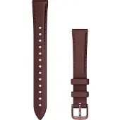Garmin Lily 2 -nahkaranneke, tummanpunainen