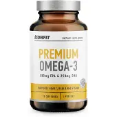 ICONFIT Super Omega 3, 500 mg EPA & 250 mg DHA, 90 kaps