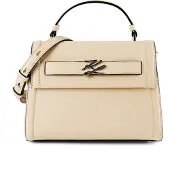 Karl Lagerfeld Autograph Käsilaukku Nahka 24 cm Beige