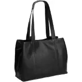 The Chesterfield Brand Wax Pull Up Olkalaukku Nahka 36.5 cm Musta