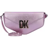 DKNY Downtown Crossbody-laukku Nahka 24.5 cm Lila