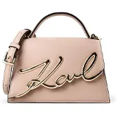 Karl Lagerfeld Signature 2.0 Käsilaukku Nahka 21.5 cm Pinkki