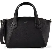 BOSS Lenah Käsilaukku S Nahka 24 cm Musta