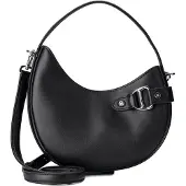 Lauren Accesorios Tasha Olkalaukku Nahka 19.5 cm Musta