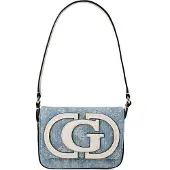 GUESS for woman. HWDG9740190 Blue Ruby Logo Bag (OSFA), Casual, Cotton