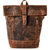 Jack kinsky Baltimore 15 Yritysreppu Nahka 43 cm Kannettavan tietokoneen taskun syvyys Ruskea