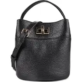 Furla Amelia Bucket-laukku Nahka 19 cm Musta