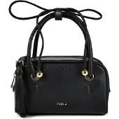 Furla Poppy Käsilaukku Nahka 20 cm Musta