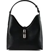 Furla Goccia Olkalaukku Nahka 30 cm Harmaa