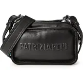 Patrizia pepe (Im)Perfection Crossbody-laukku Nahka 20 cm Musta