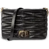Furla 1927 Crossbody-laukku Nahka 28 cm Musta