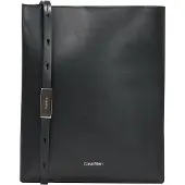 Calvin Klein Line Crossbody-laukku Nahka 24.5 cm Musta