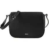 BOSS Lenah Crossbody-laukku Nahka 22 cm Musta
