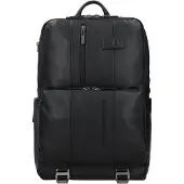 Piquadro Urban Air Yritysreppu Nahka 44 cm Kannettavan tietokoneen taskun syvyys Musta
