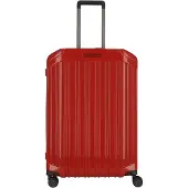 Piquadro PQ Light 4-pyöräinen vetolaukku 69 cm Laajennettava Punainen