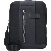 Piquadro Brief Crossbody-laukku 21 cm Musta