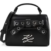 Karl Lagerfeld Autograph Mini laukku Nahka 15 cm Musta