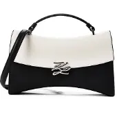 Karl Lagerfeld Autograph Käsilaukku Nahka 35.5 cm Valkoinen