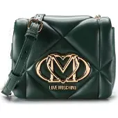 Love Moschino Crossbody-laukku 21 cm Vihreä