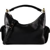 Ralph Lauren Nappa Leather Small Blaike Shoulder Bag - Black - ONE SIZE