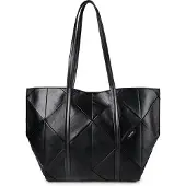 Calvin Klein Ostoskassi 'Woven Emblem Tote' musta