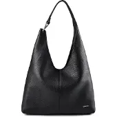 Calvin Klein Slouchy Olkalaukku Nahka 44 cm Musta