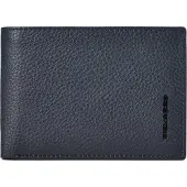 Piquadro Lompakko RFID-suoja Nahka 13 cm Sininen