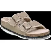 Birkenstock Arizona Shearling Leve Taupe Laf - Grey - 38
