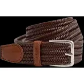 Gant Leather Elastic Braided Belt - Brown - 100