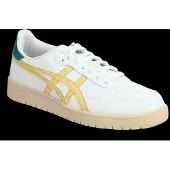 Asics unisex. 1203A615 Shoes Japan S white, yellow (38), Flat, Laces, Casual