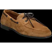 Tommy Hilfiger Flexible Slim Suede Boat Shoe - Brown - 42