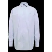 Ralph Lauren Purepress Ns Poplin-Custom Estate P - Blue - 38