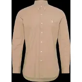 Ralph Lauren Slim Fit Stretch Poplin Shirt - Beige - M